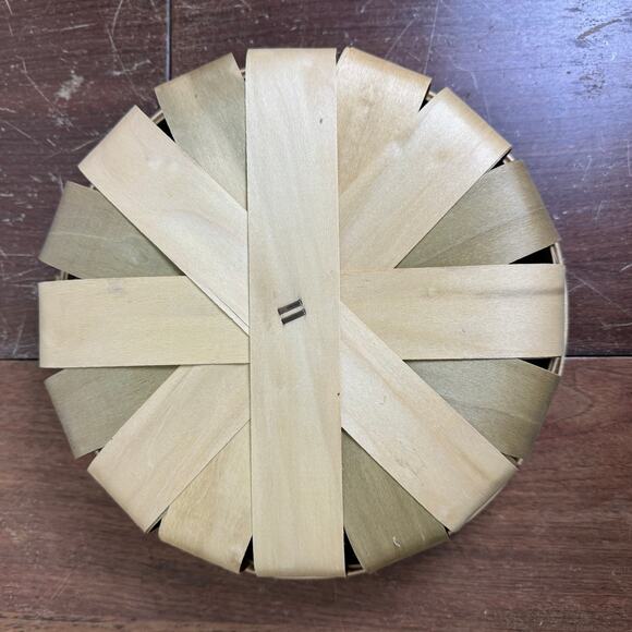 Round Shallow‎ Harvest Basket Vintage Retro Farmhouse Wall Decor - Picture 8 of 8